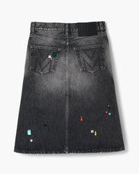 Jupe midi en denim - Bleached Black