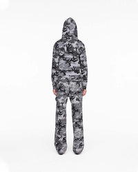 Sweat à capuche Camo - Gris