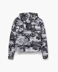 Sweat à capuche Camo - Gris
