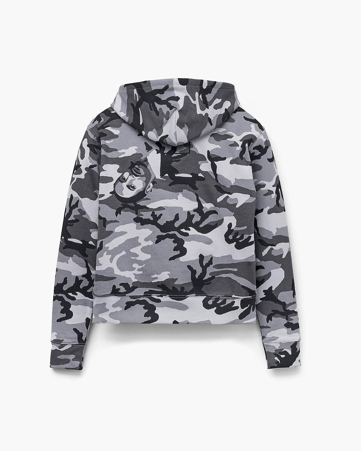 Sweat à capuche Camo - Gris