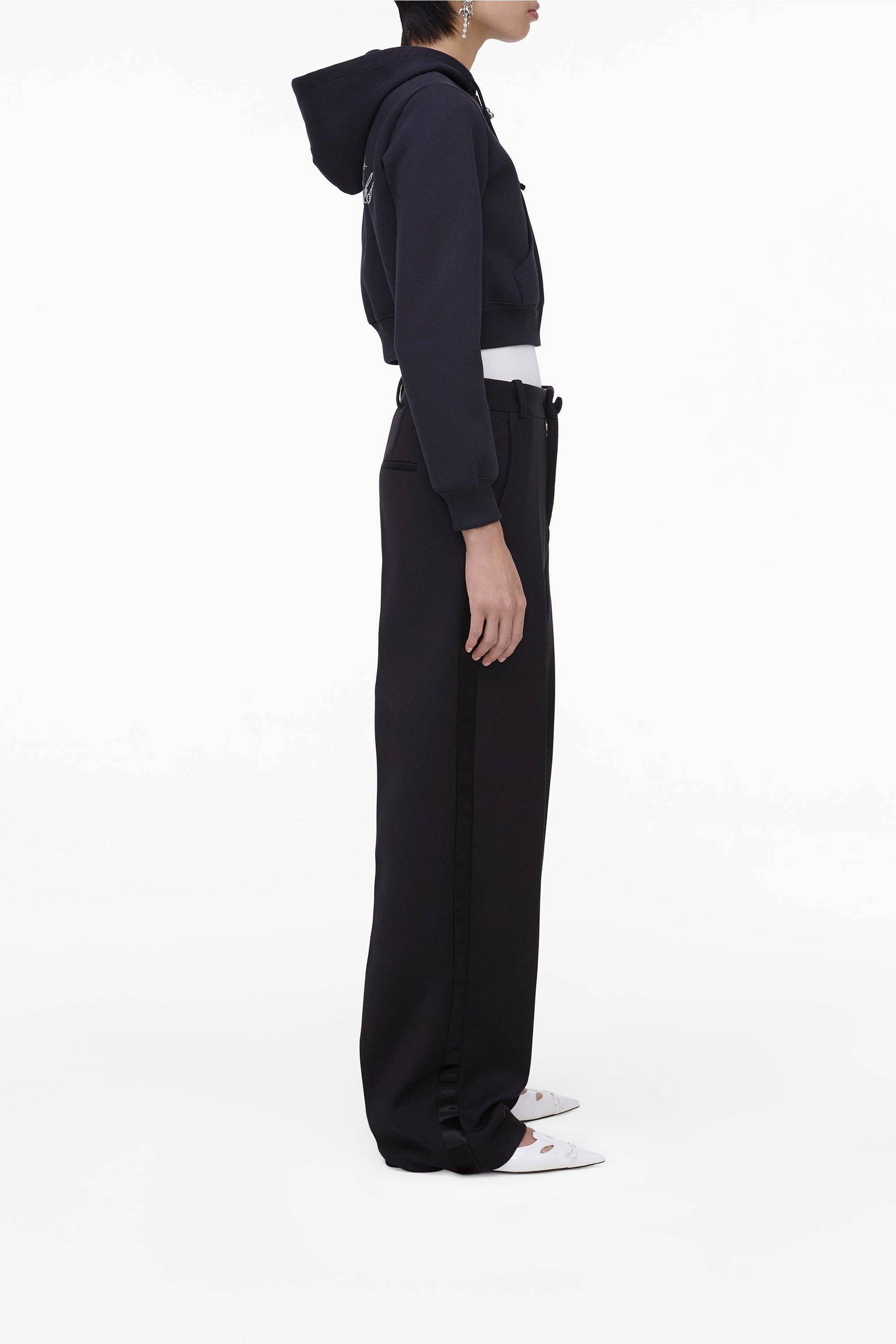 Gilet à capcuhe - Black