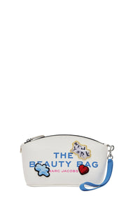 Trousse de beauté en cuir - White