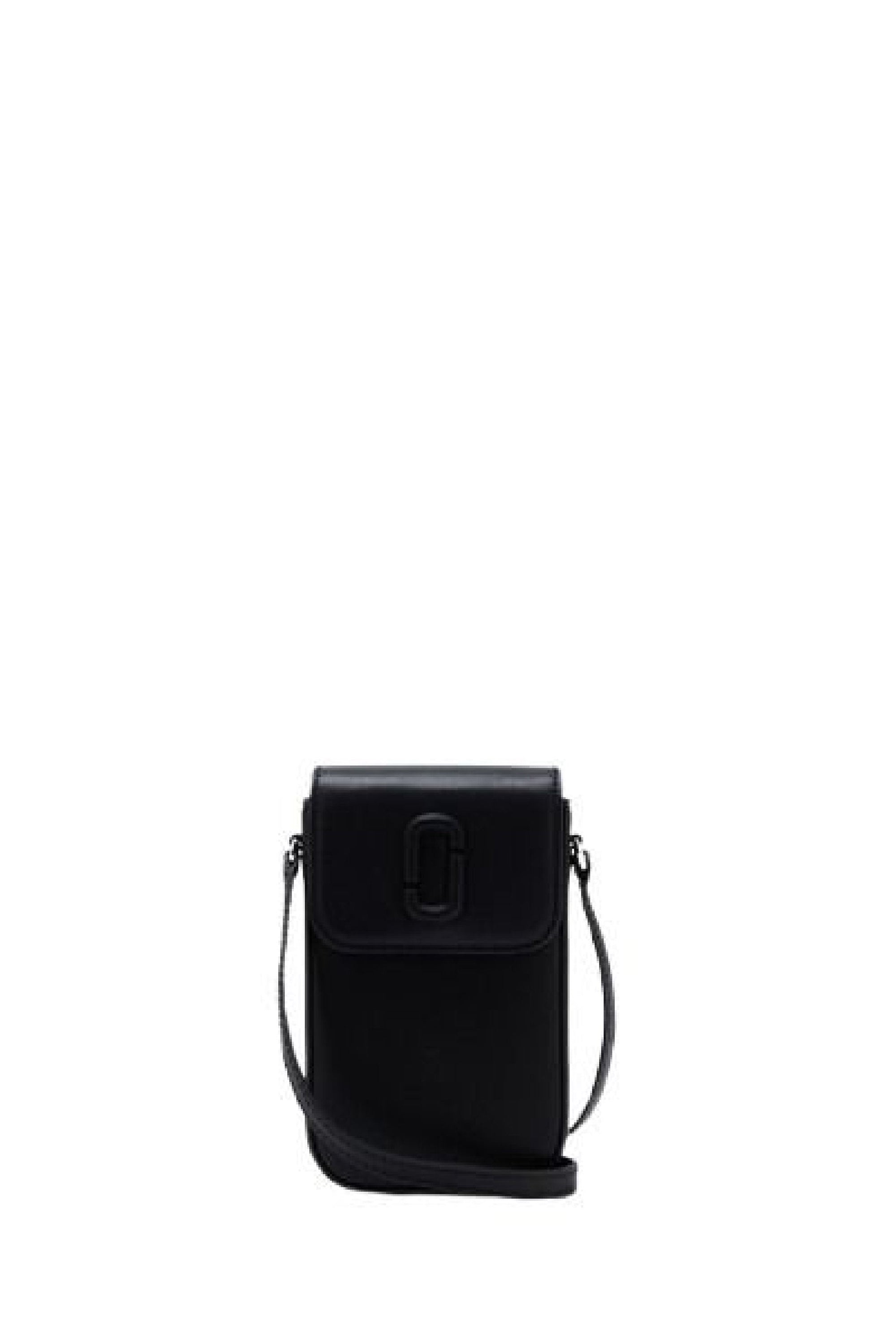 Sac à bandoulière pour téléphone en cuir - Black