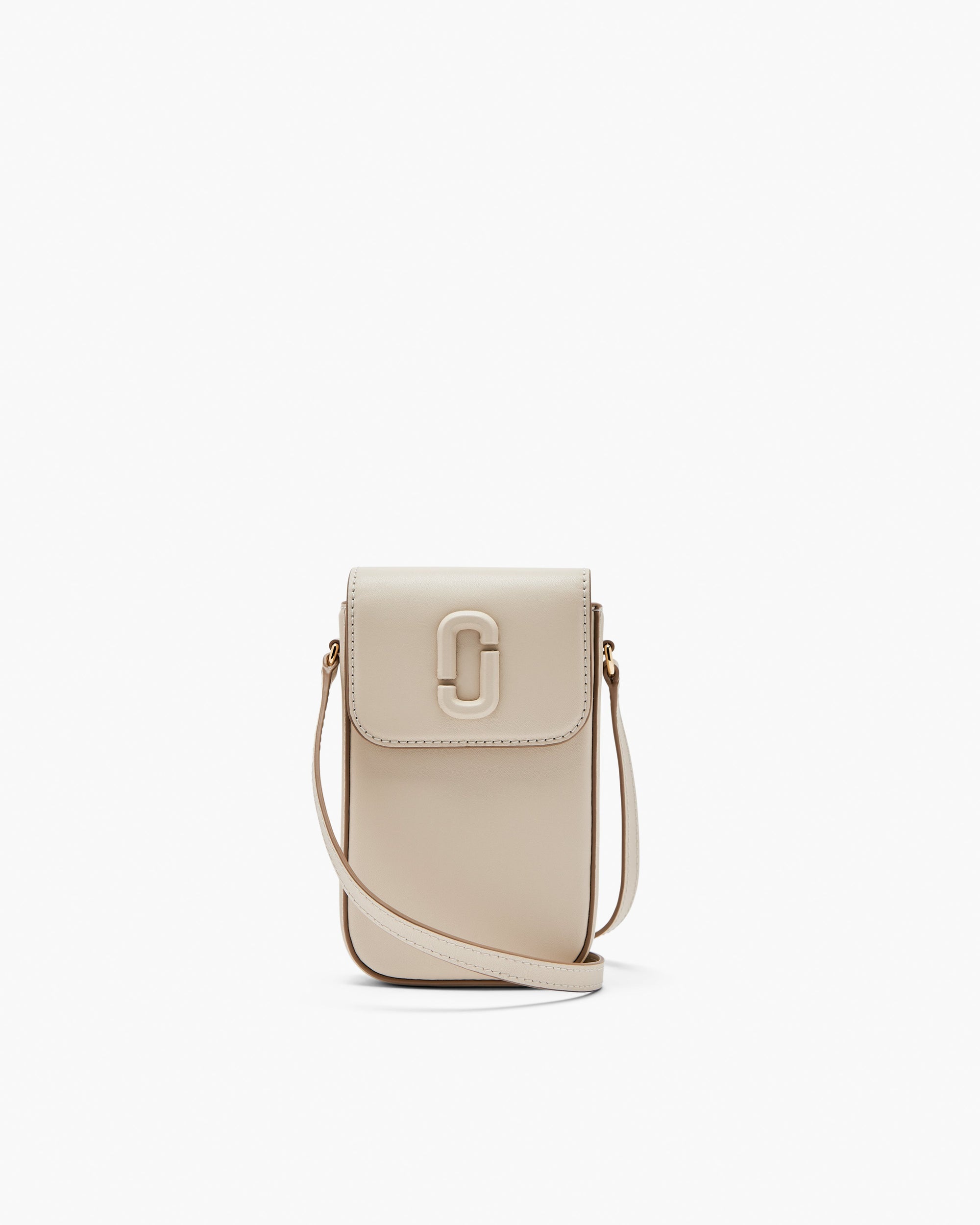 ZHORSLIGNE   Sac à bandoulière pour téléphone en cuir - Cloud White
