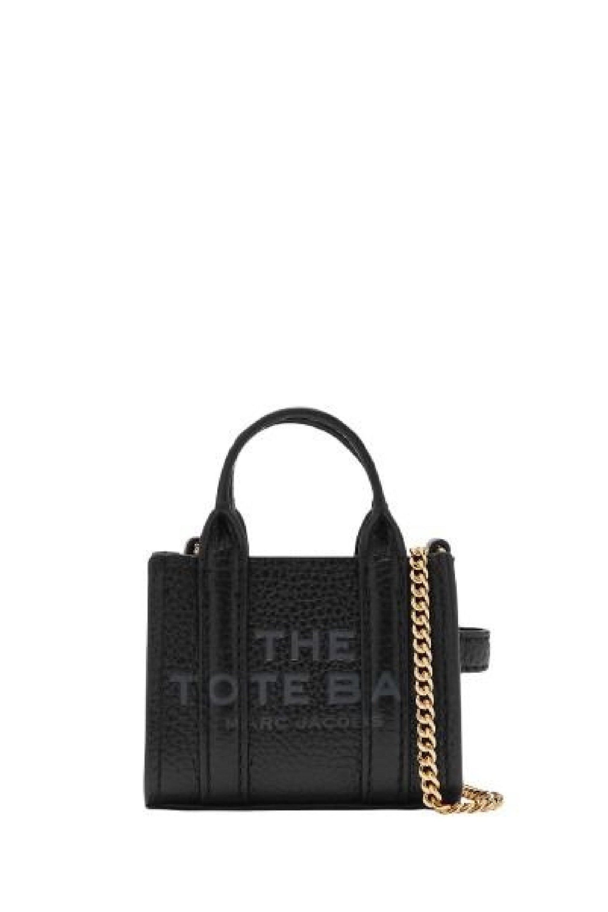 1 NEW / 30 TROCA /54€   Sac à bandoulière nano tote en cuir - Black