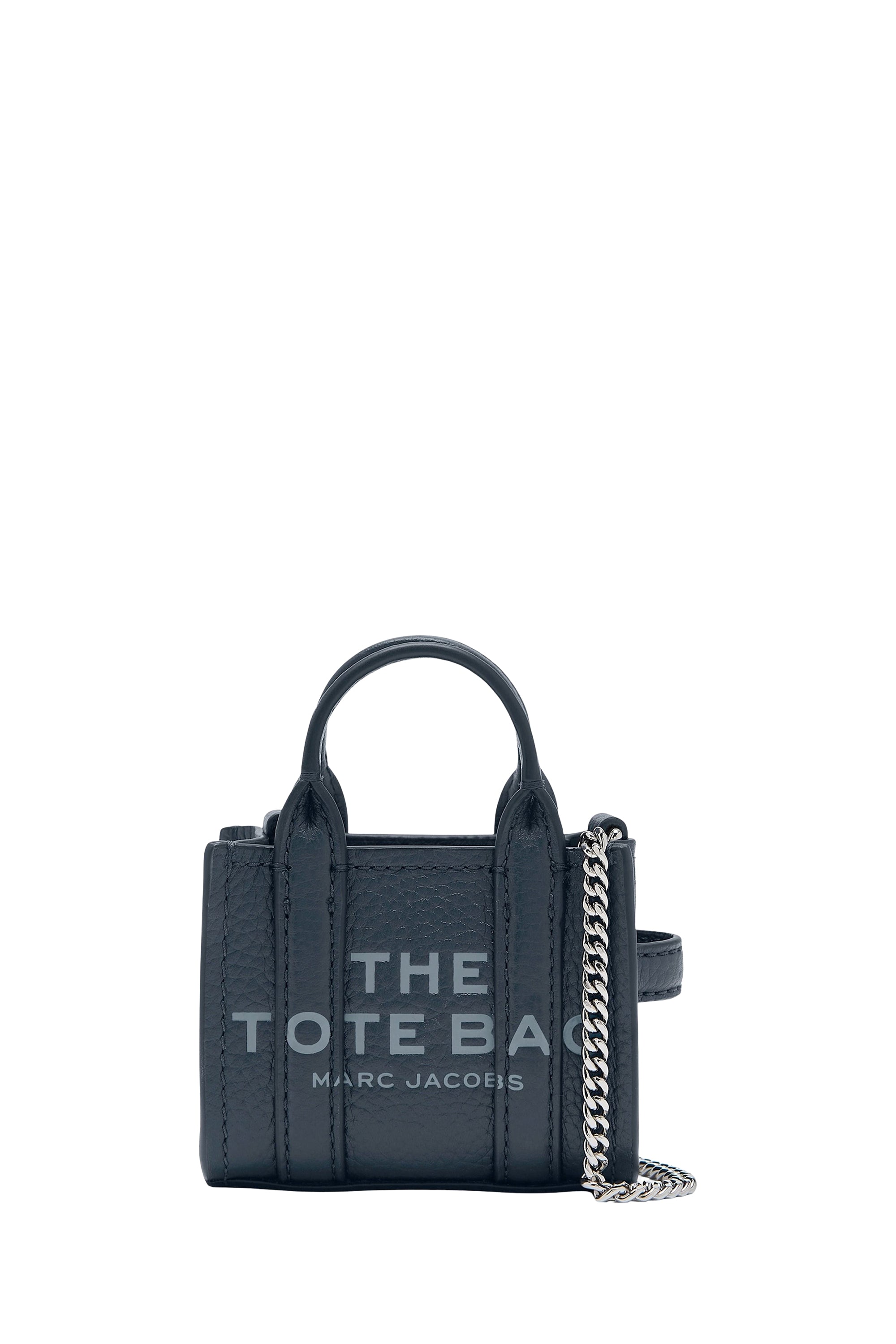 Mini sac The Nano Tote à bandouilière en cuir - Blue Sea