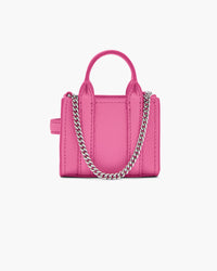 Mini sac The Nano Tote à bandoulière en cuir - Bow Pink