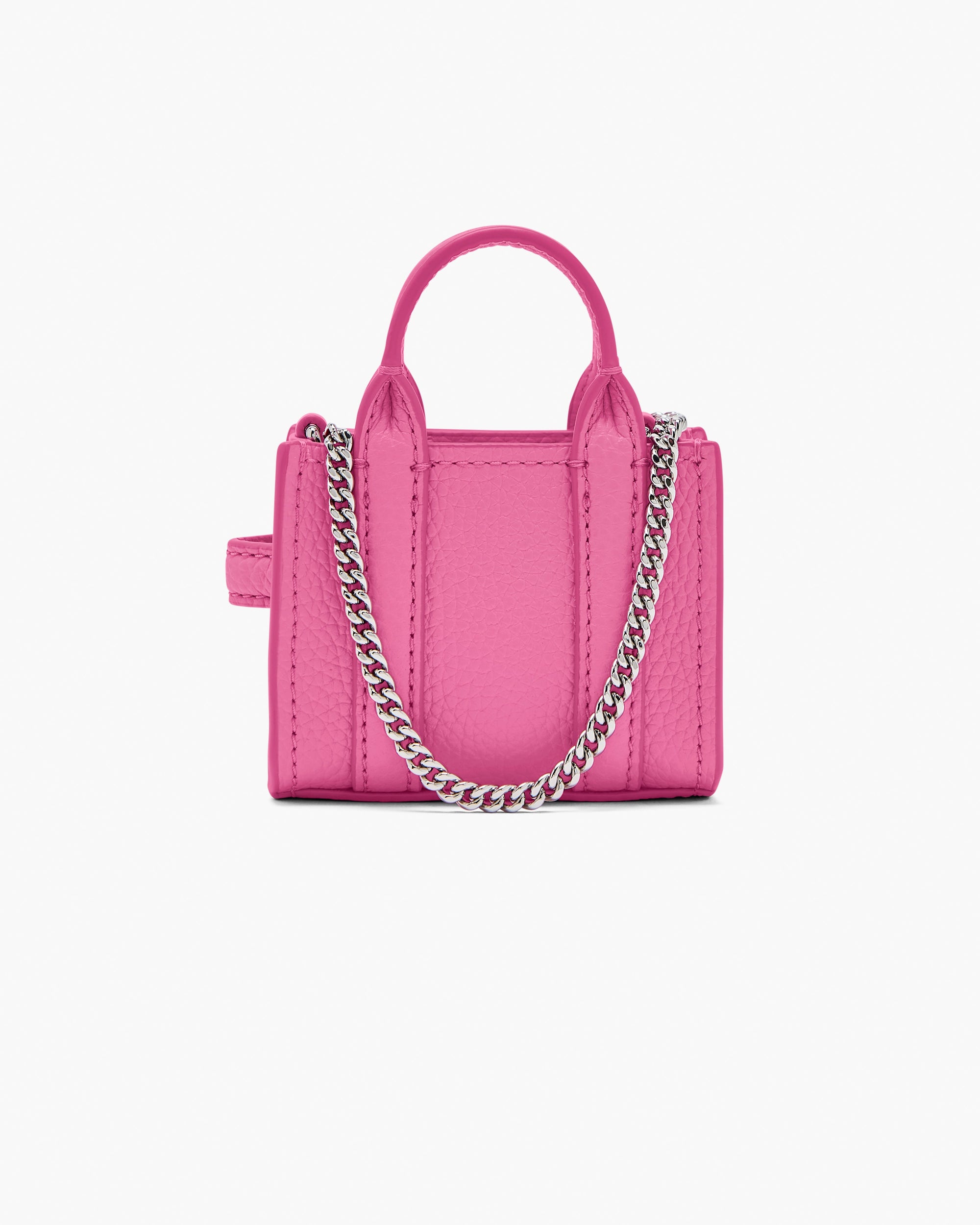 Mini sac The Nano Tote à bandoulière en cuir - Bow Pink