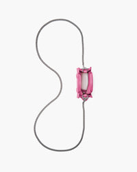 Mini sac The Nano Tote à bandoulière en cuir - Bow Pink