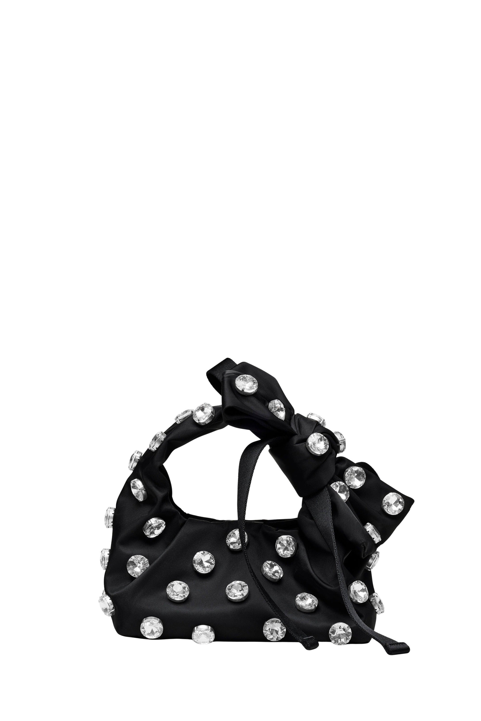 Mini sac Sack à strass - Black