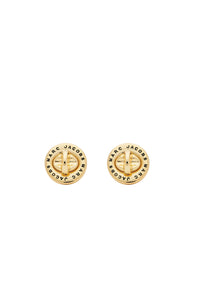 Boucles d'oreilles Turnlock en laiton - Gold