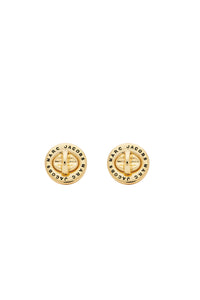 Boucles d'oreilles Turnlock en laiton - Gold