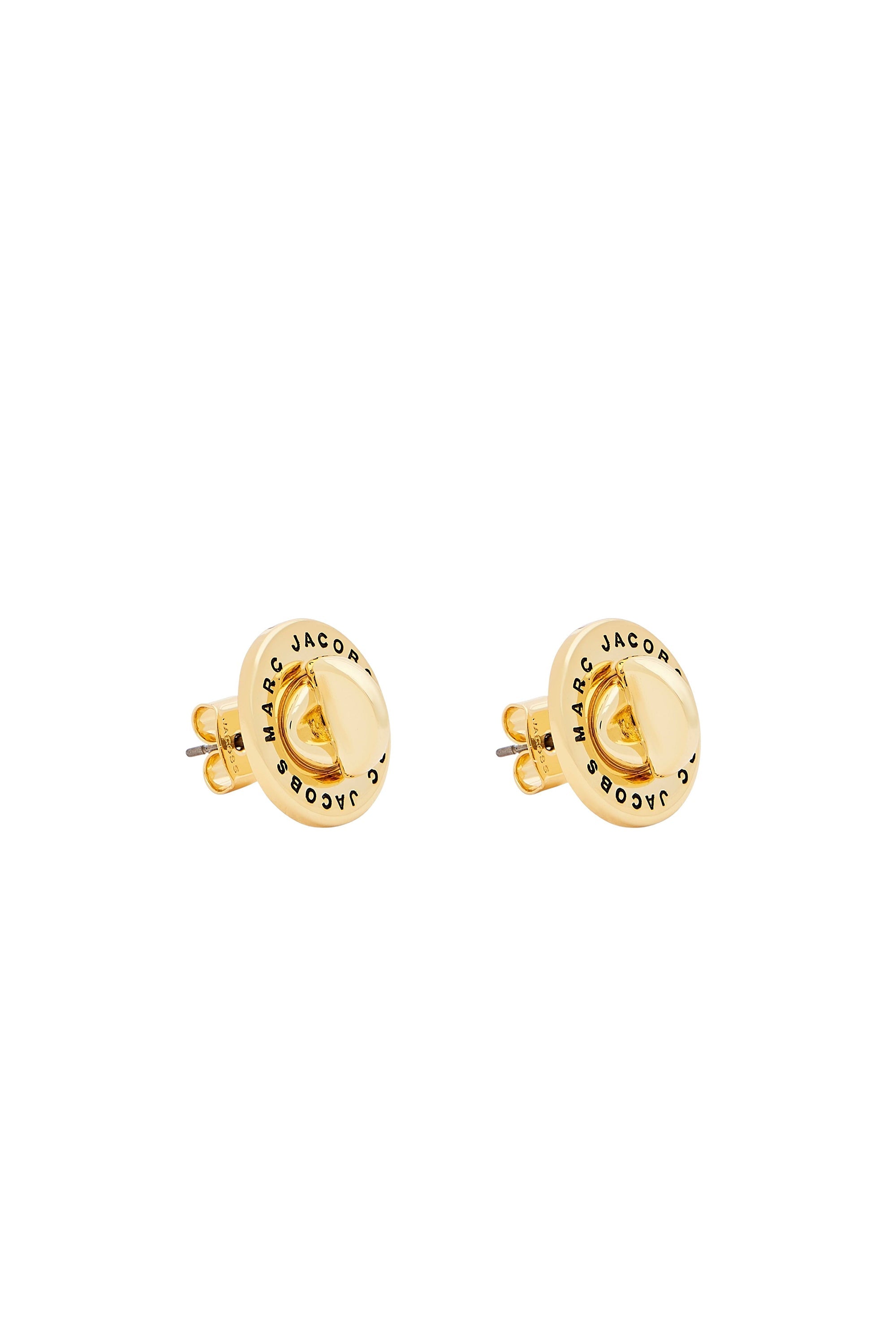 Boucles d'oreilles Turnlock en laiton - Gold
