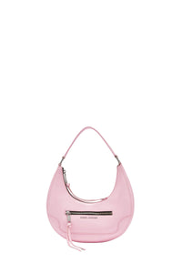 Petit sac Crescent en cuir - Bubblegum