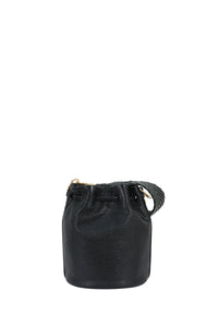 Sac The Bucket en cuir - Black