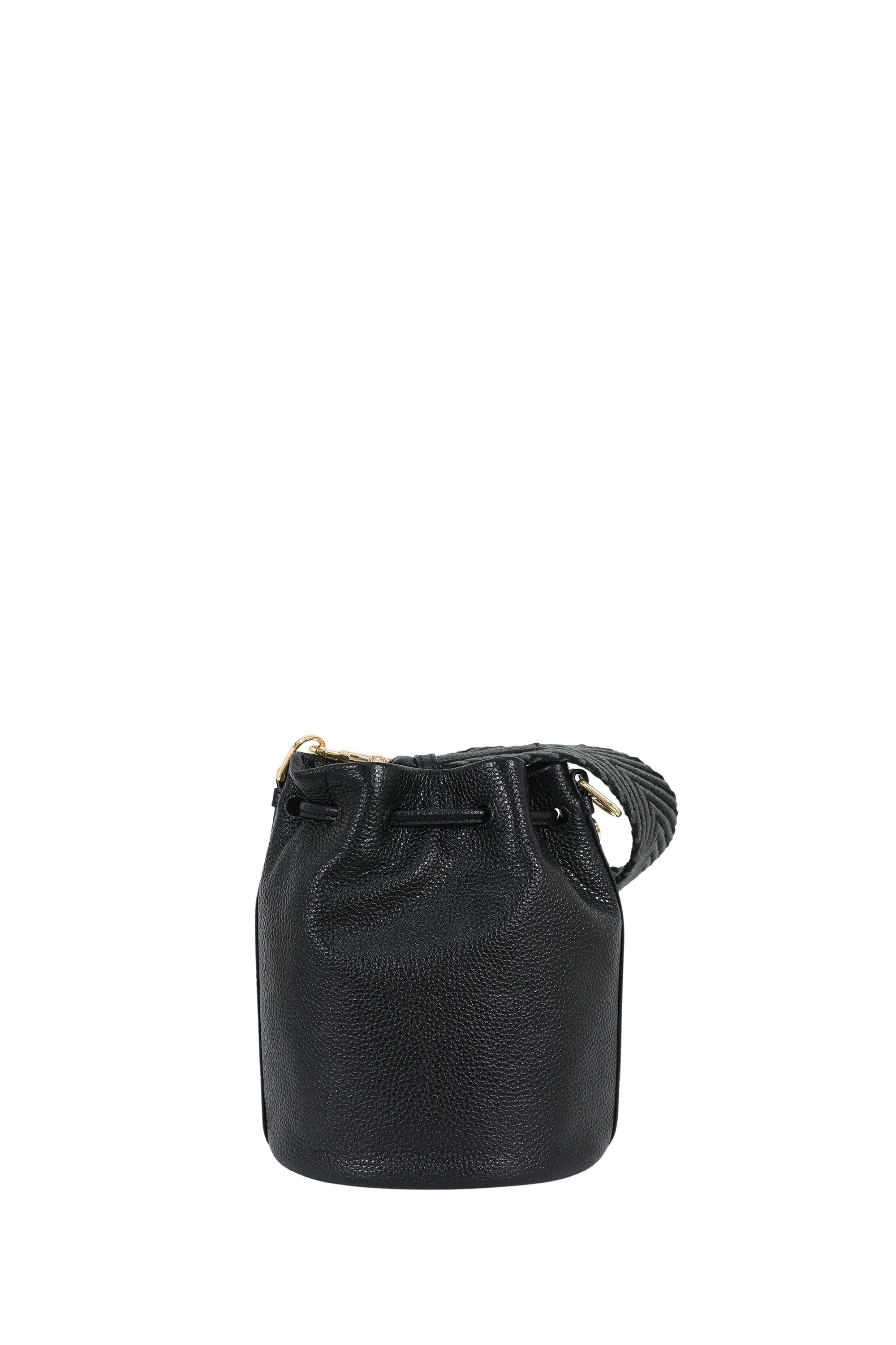 Sac The Bucket en cuir - Black