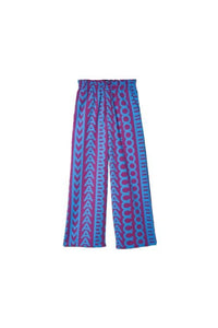 Pantalon de survêtement oversize monogram - Purple & Blue
