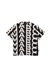 Grand t-shirt monogram - Black & Ivory