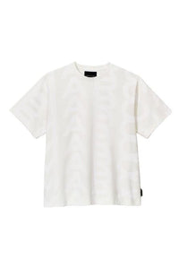 Grand t-shirt monogram - Eggshell & Optic White