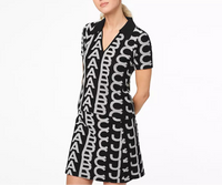 Polo Monogram texturé - Black & Ivory