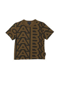 T-shirt manches courtes Monogram - Olive & Black