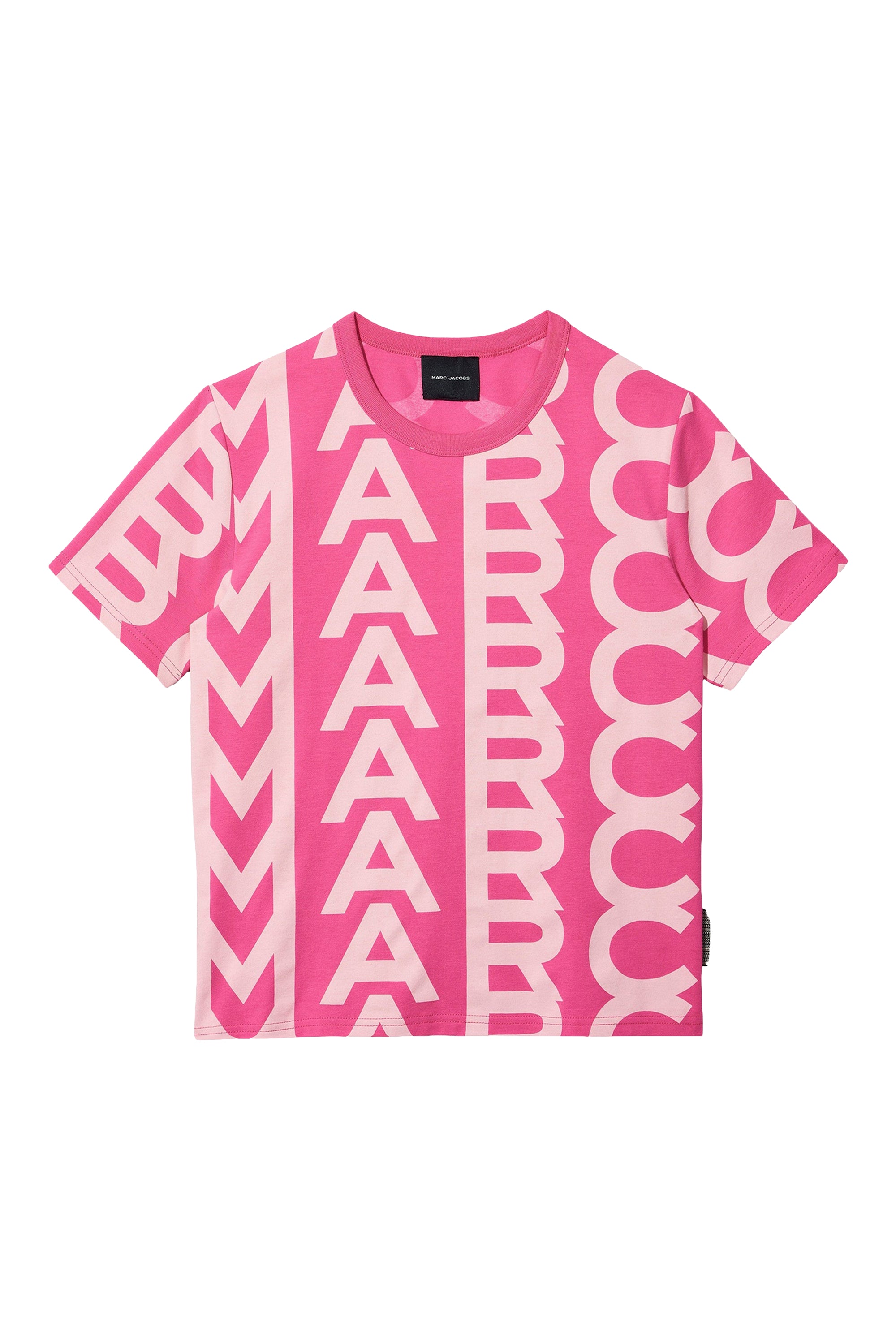 Monogram round-neck T-shirt - Light Pink & Pink
