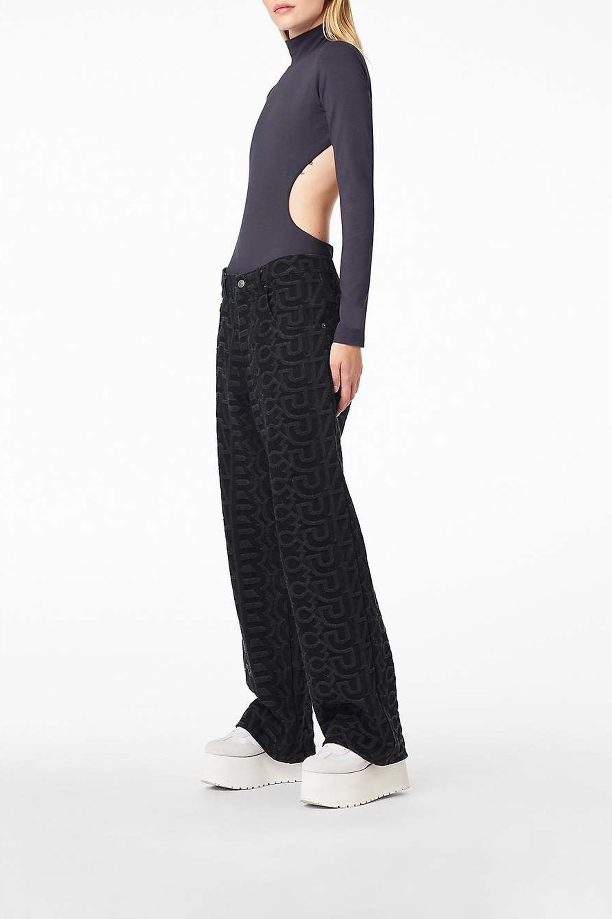 Body col roulé Monogram - Dark Grey