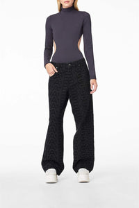 Body col roulé Monogram - Dark Grey