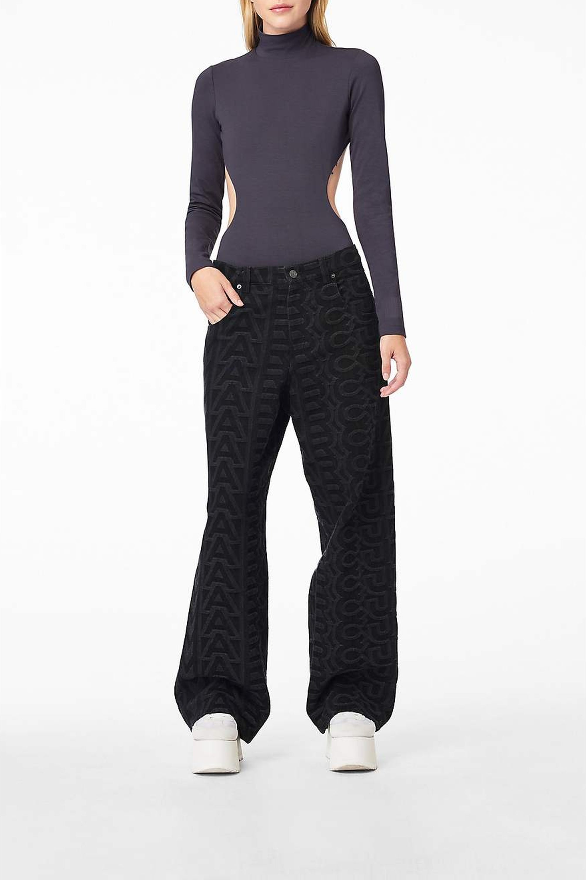 Body col roulé Monogram - Dark Grey