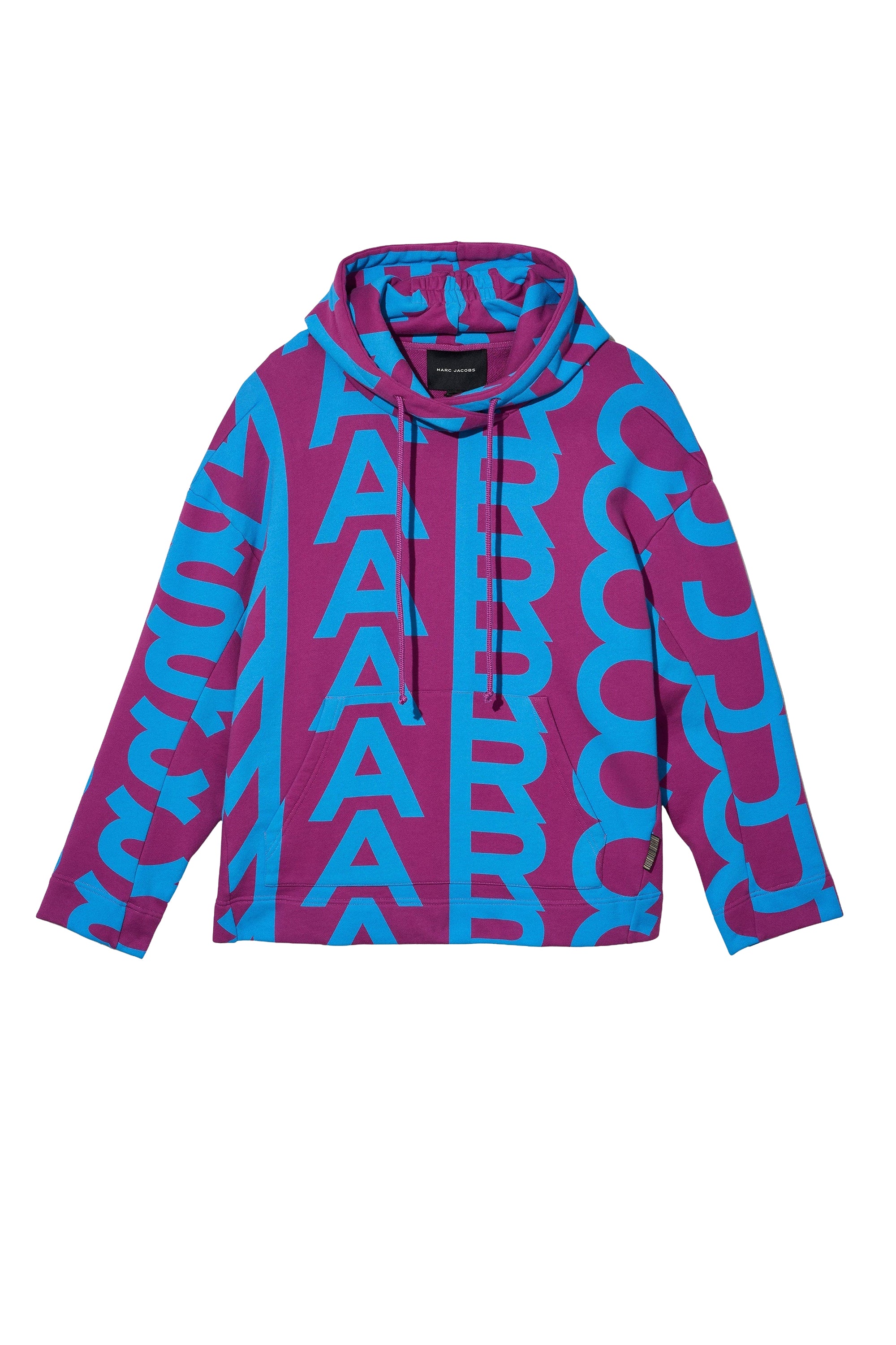 Monogram hoodie - Purple & Blue