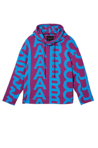 15 / DJV /95€ /17qty-4 /ST 24% /19 TROCA 132€   Sweat à capuche Monogram - Purple & Blue