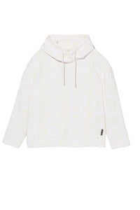 Sweat à capuche Monogram - Eggshell & Optic White