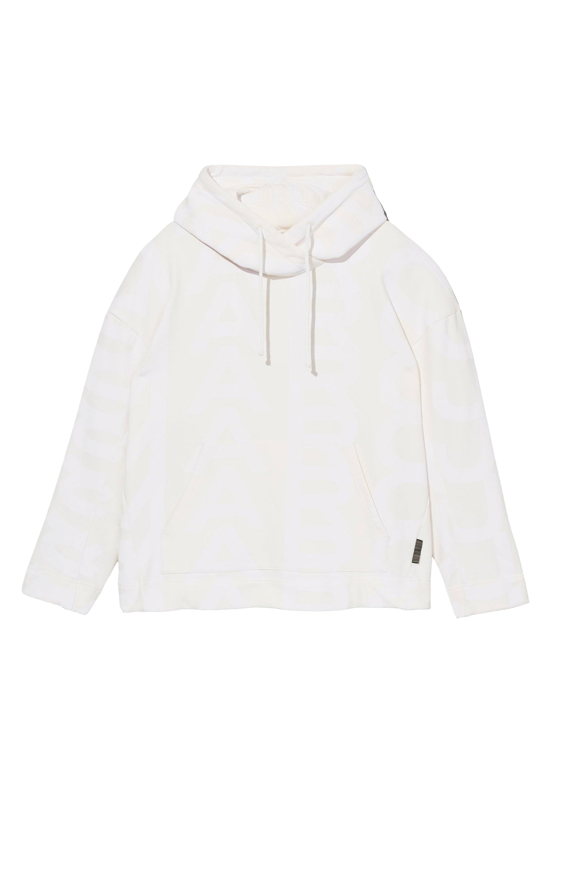 Monogram hooded jacket - Eggshell & Optic White