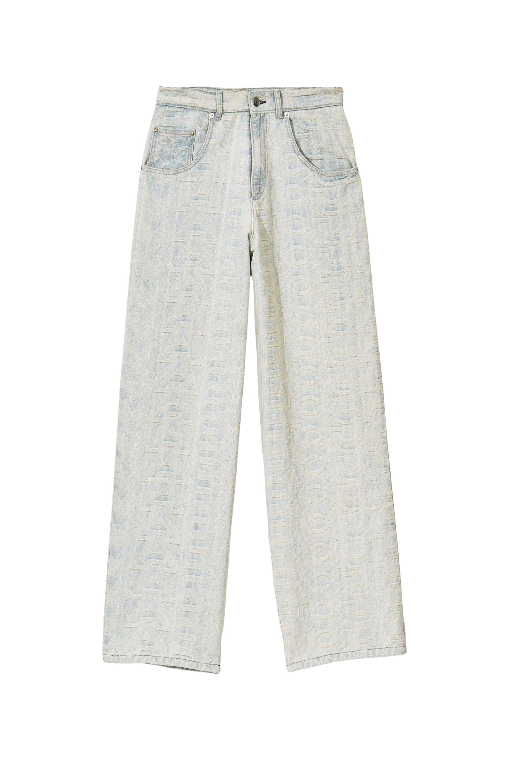 Pantalon Monogram en denim - Bleu