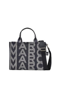 PAS INFO   Sac cabas Monogram en denim - Denim Blue
