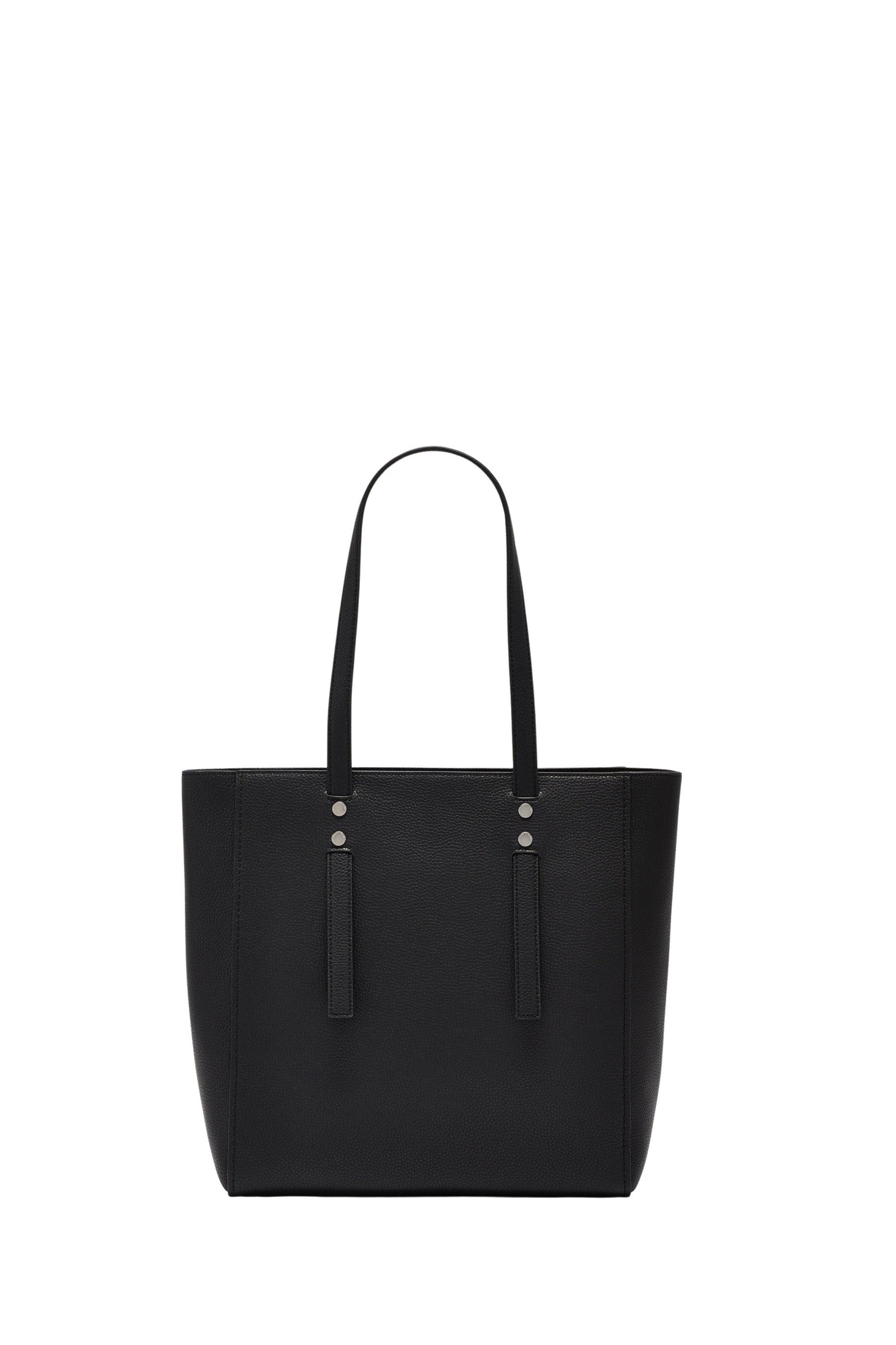 Sac The Tote Bag en cuir - Black