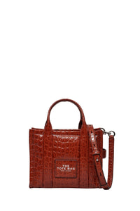 Petit sac à bandoulière The Tote Bag en cuir - Spice Brown