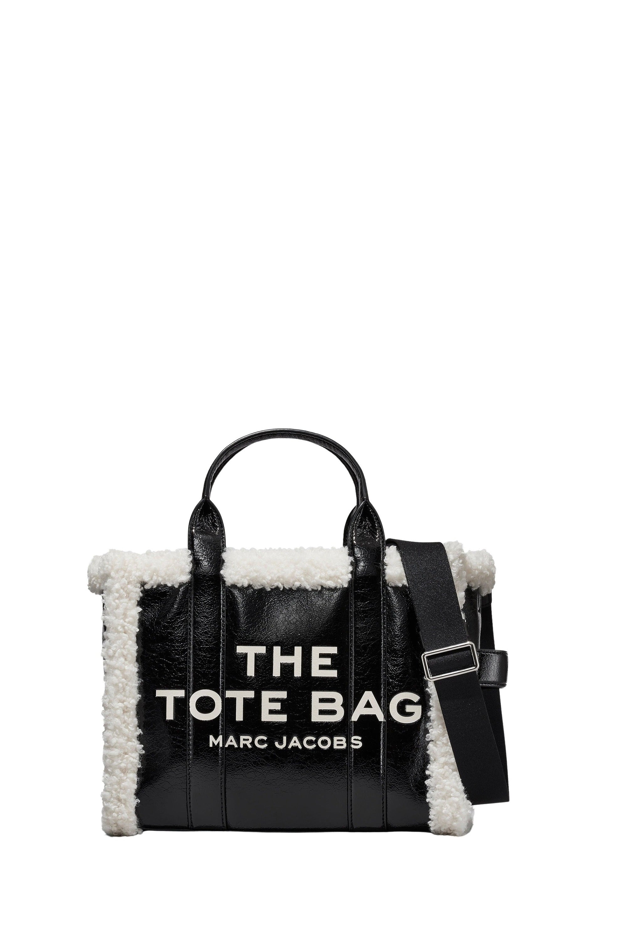 Sac cabas The Tote Bag en cuir - Black & White