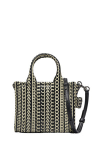 PETIT   Petit sac à bandoulière The Tote Bag en cuir - Black & White