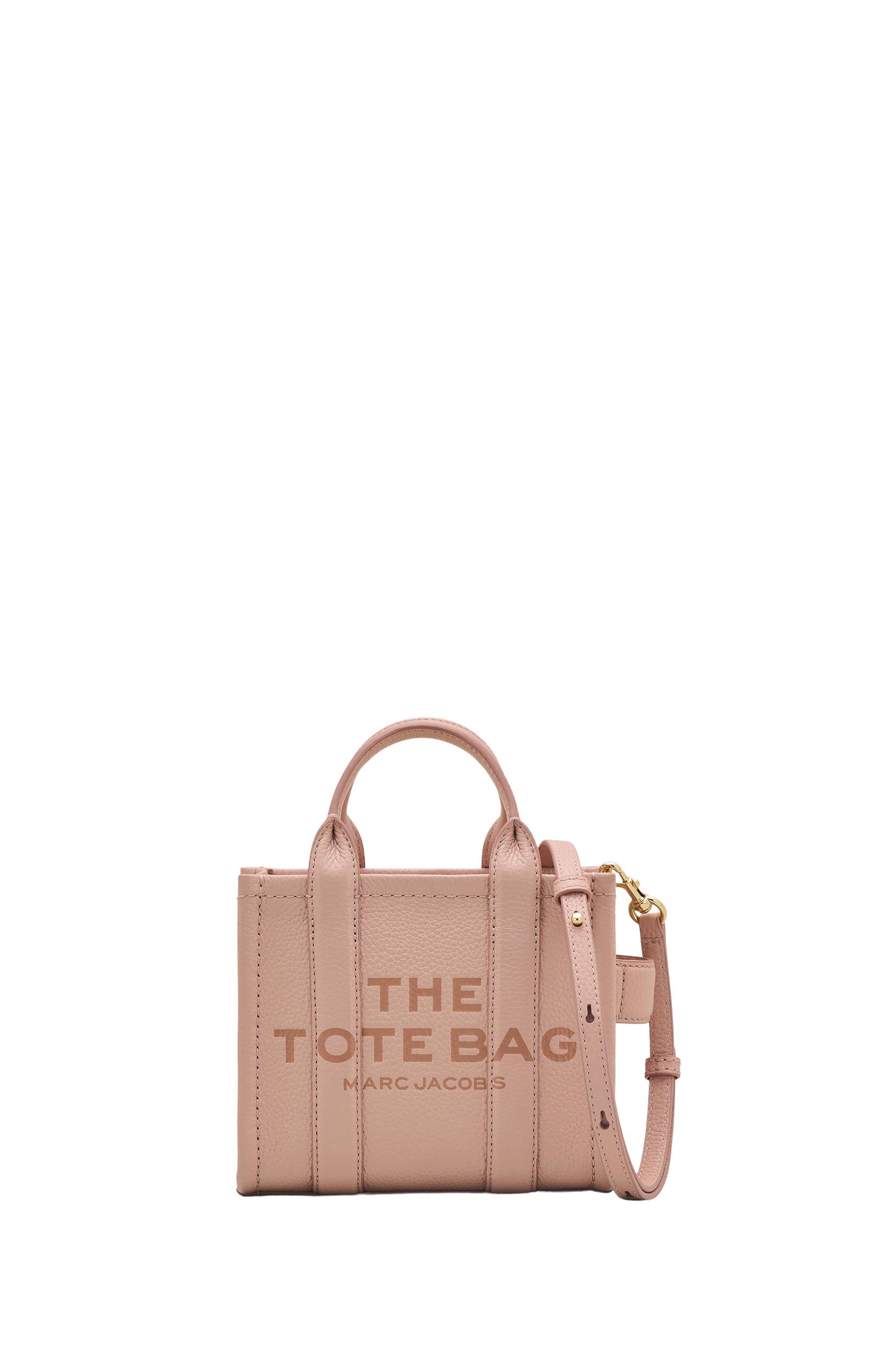 Sac cabas The Crossbody Tote en cuir - Rose