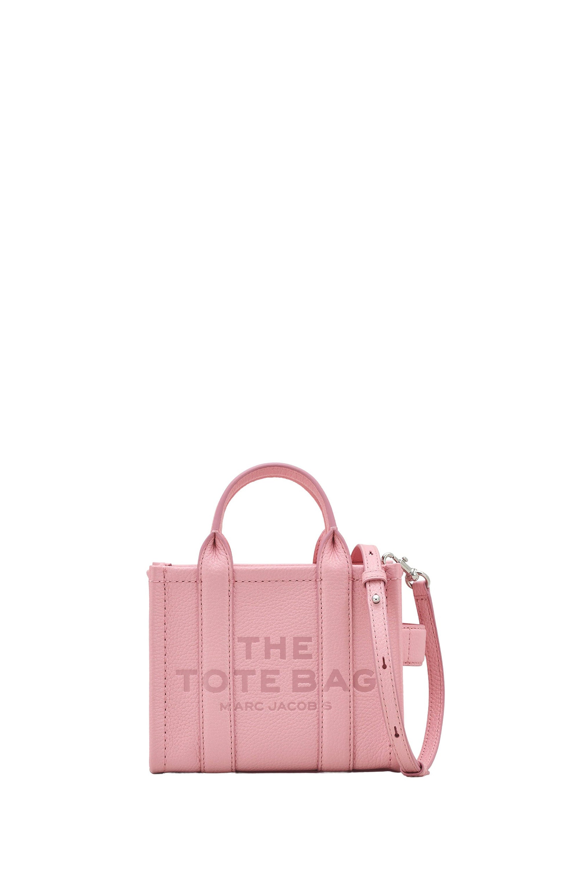 Sac cabas The Crossbody Tote en cuir - Ribbon Pink