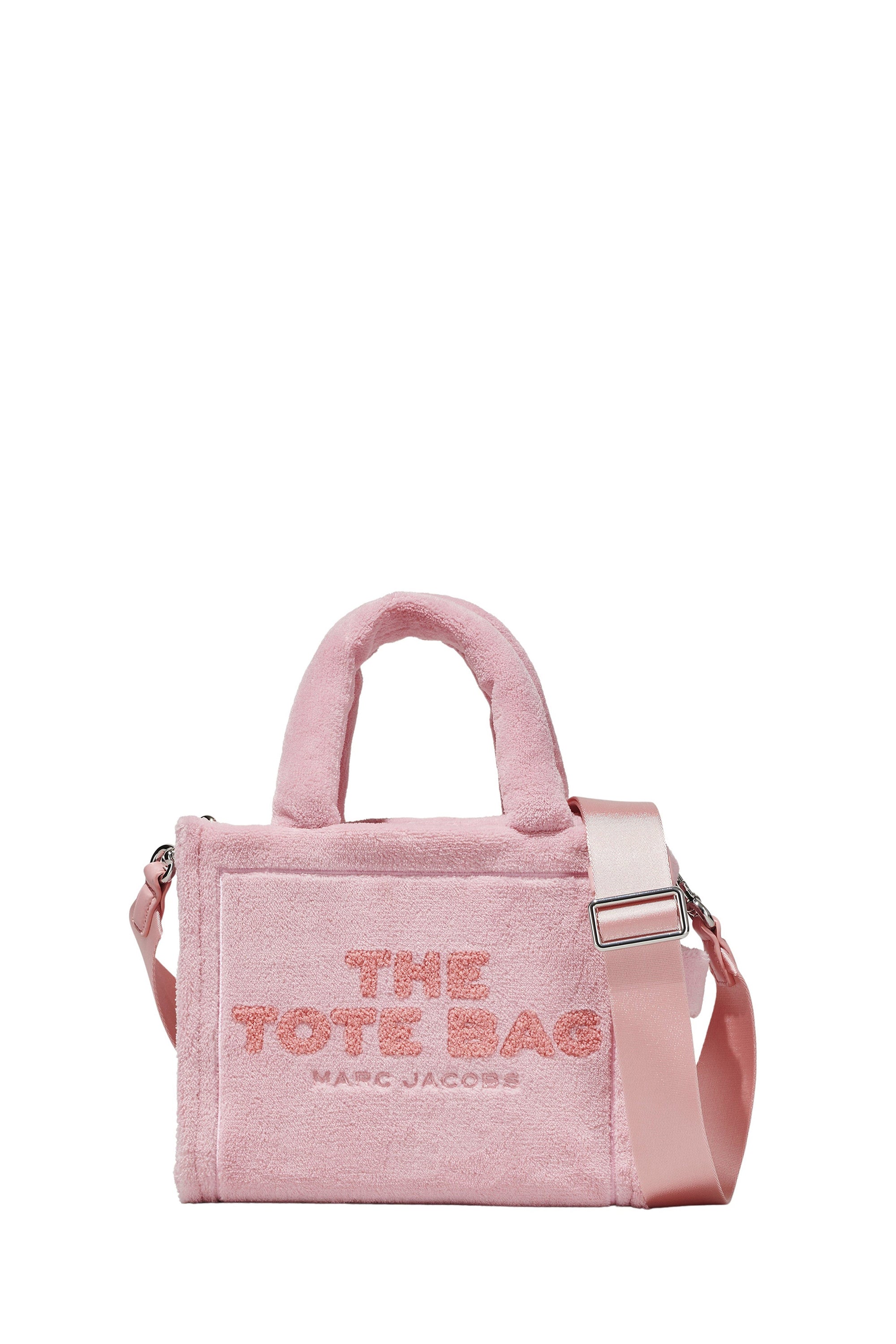 Petit sac à bandoulière The Tote Bag en fausse fourrure - Light Pink