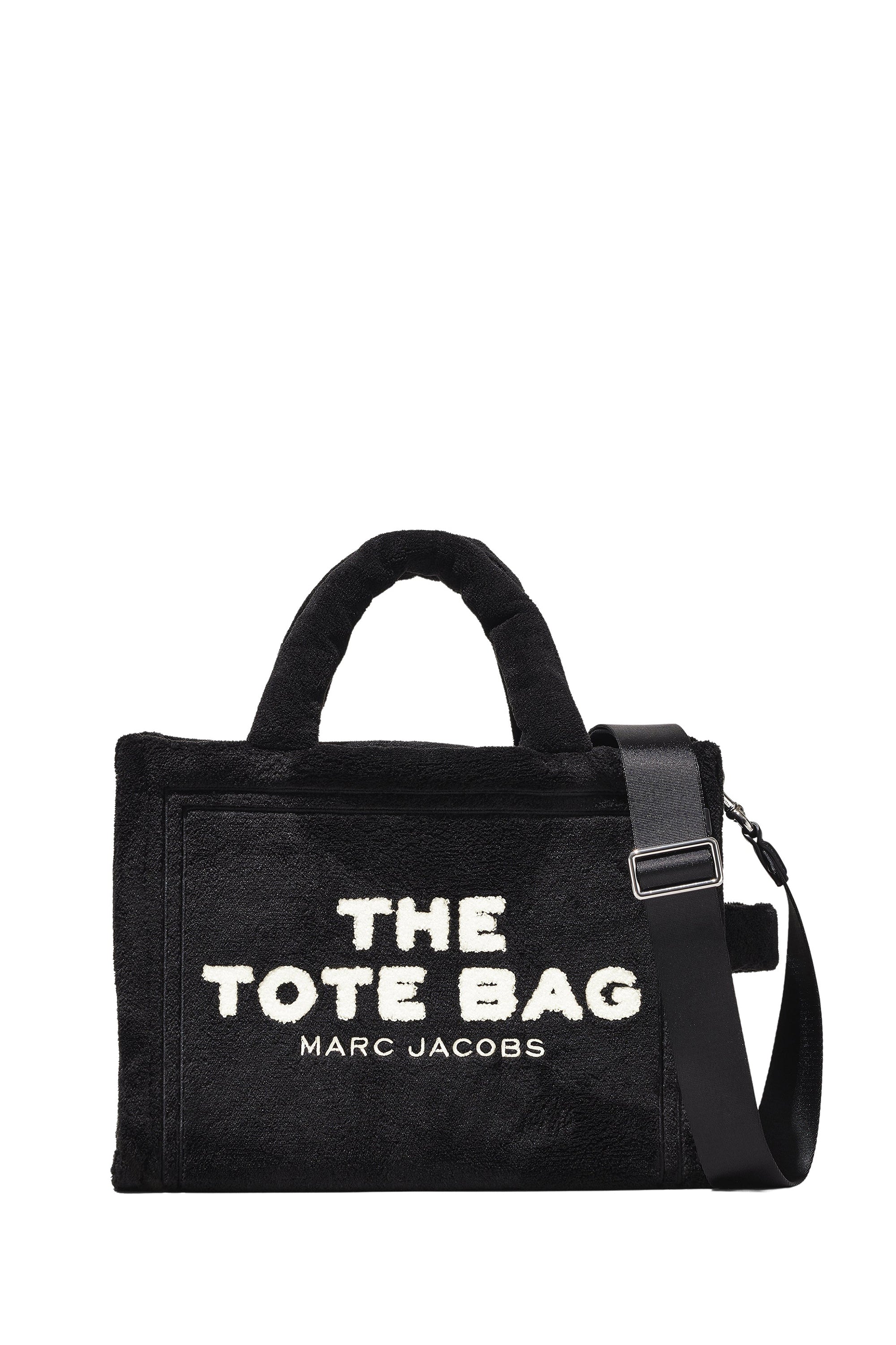 Sac à bandoulière The Tote Bag en fausse fourrure - Black