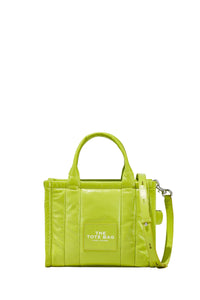 PETIT   Petit sac cabas The Small Tote en cuir brillant - Acid Lime
