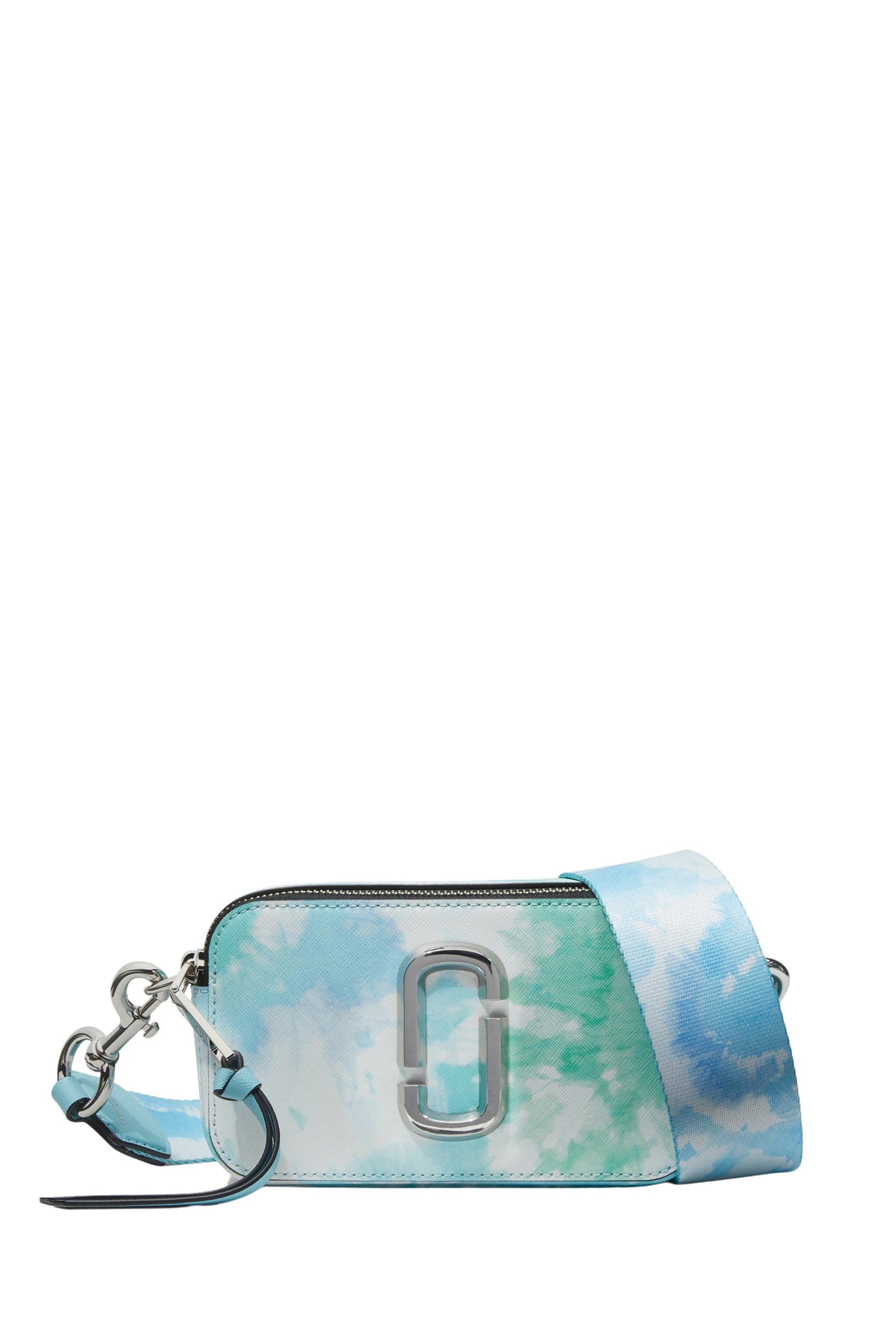 PAS INFO   Sac à bandoulière Snapshot en cuir - Blue