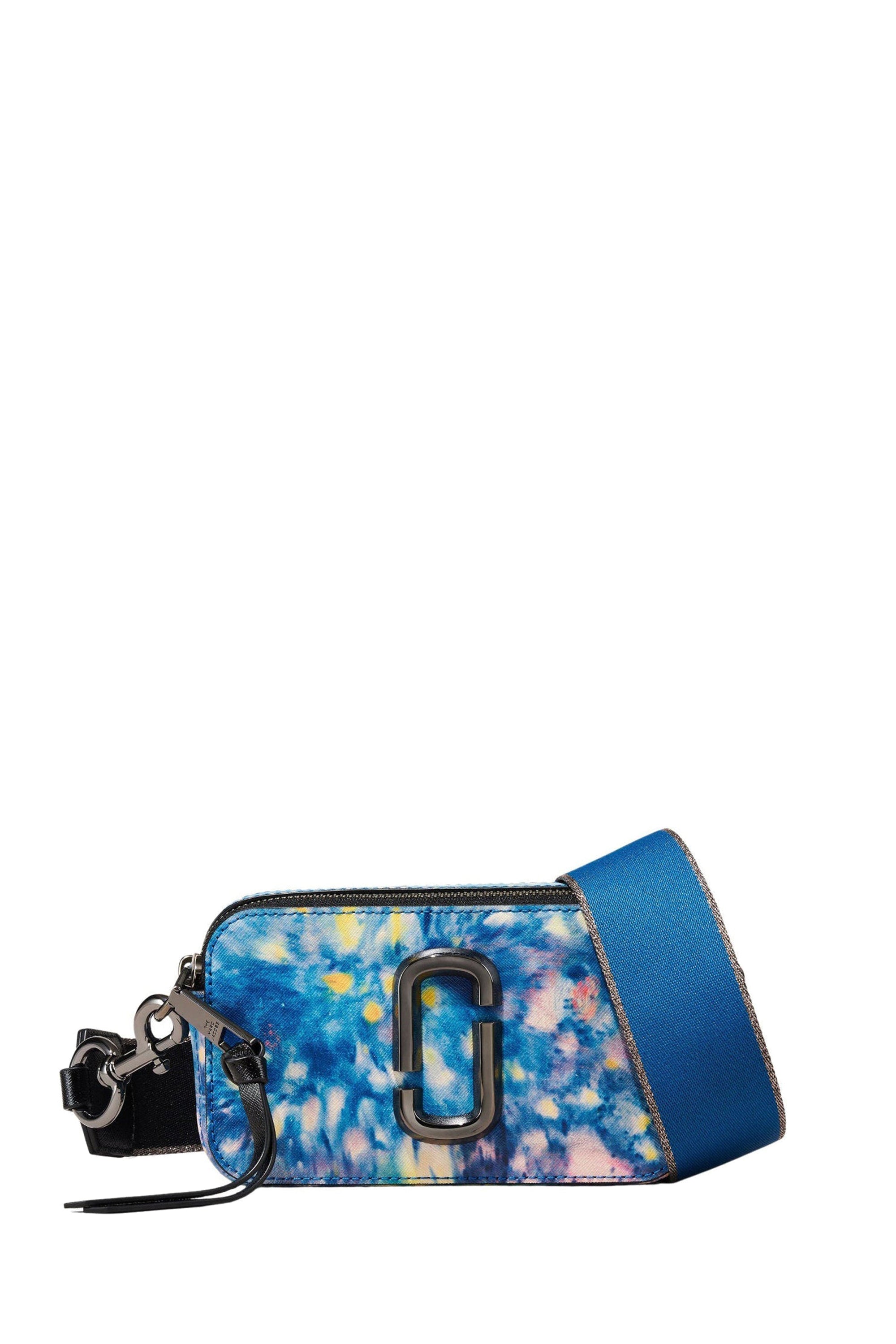 PAS INFO   Sac à bandoulière Snapshot en cuir - Blue