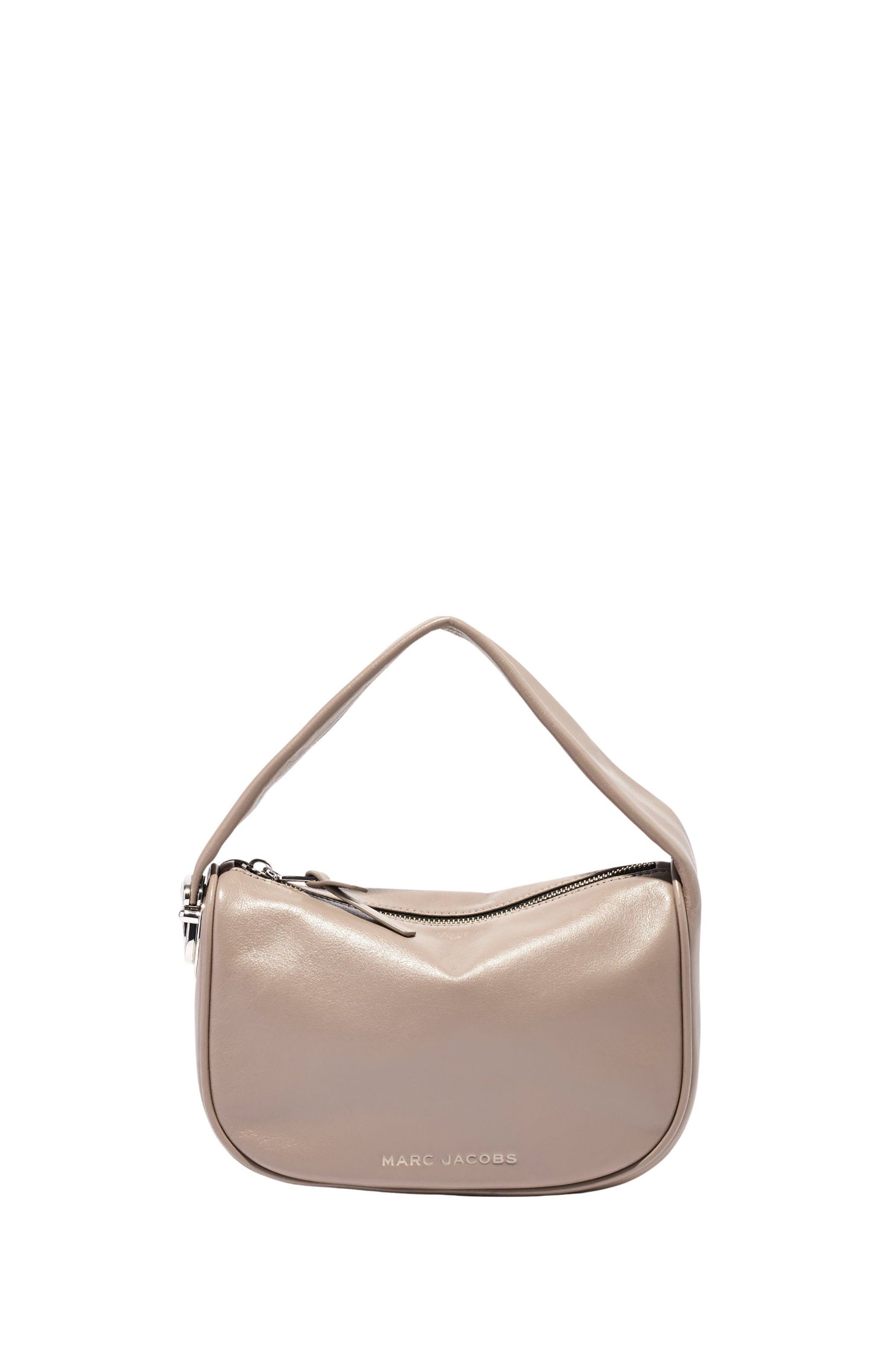 17 NEW / 17 TROCA /124,5€   Mini hobo en cuir - Cement
