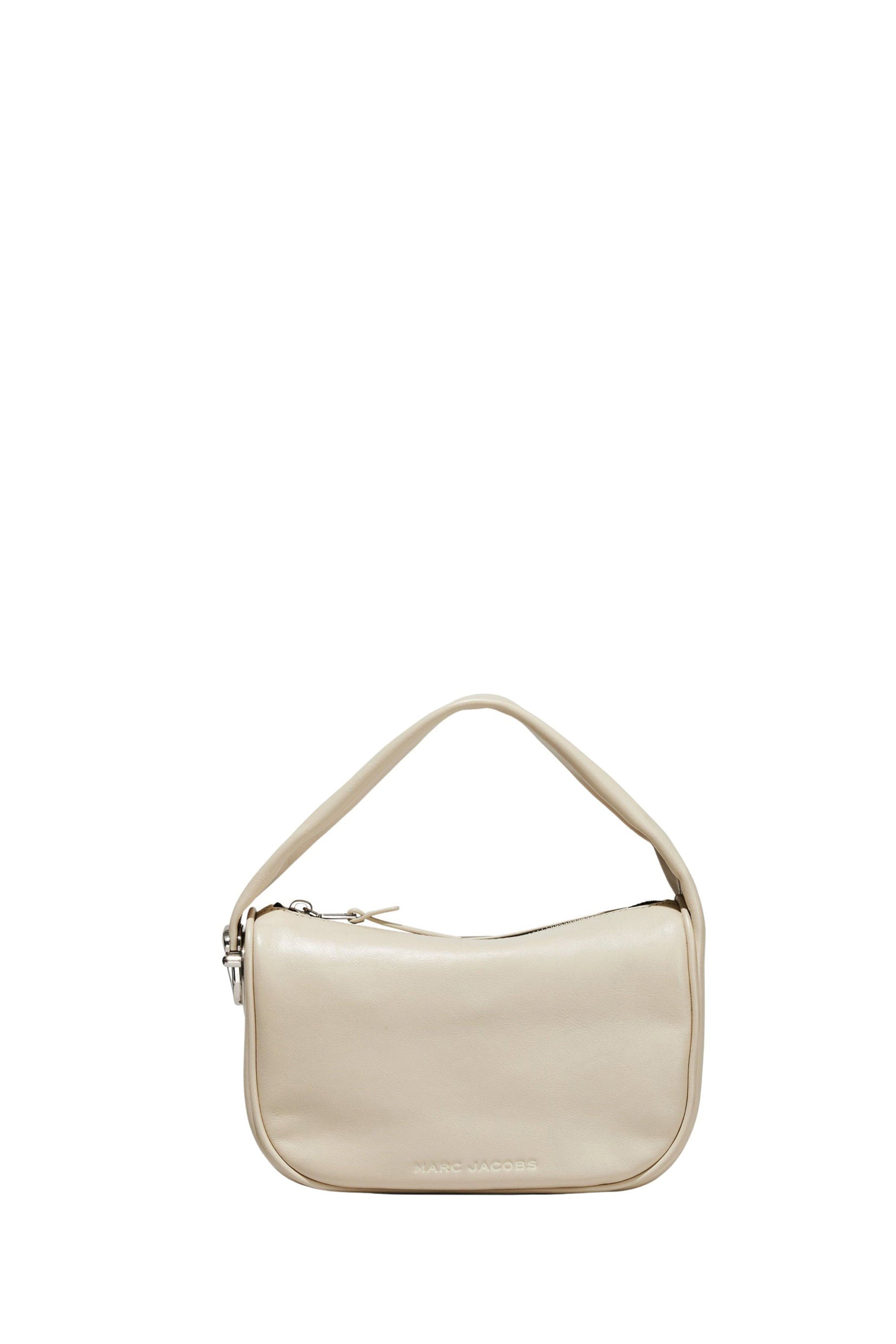Petit sac Hobo en cuir - Cloud White