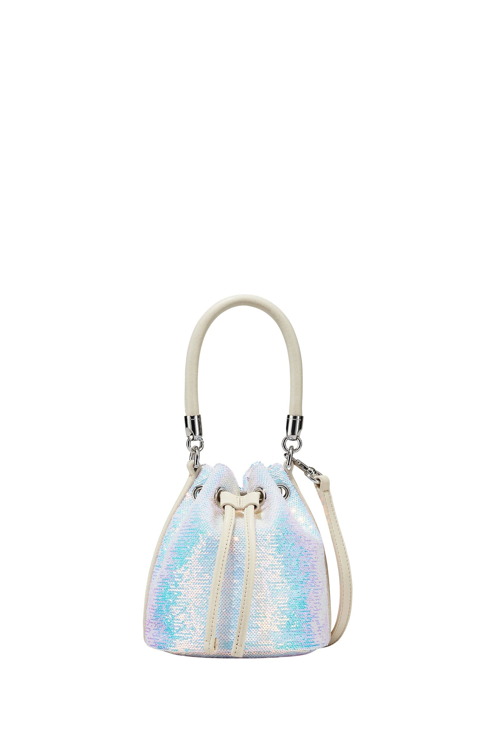 Petit sac The Mini Bucket à paillettes - Iridiescent