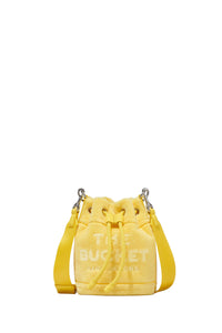 MOYEN   Sac seau à bandoulière en fausse fourrure - Yellow